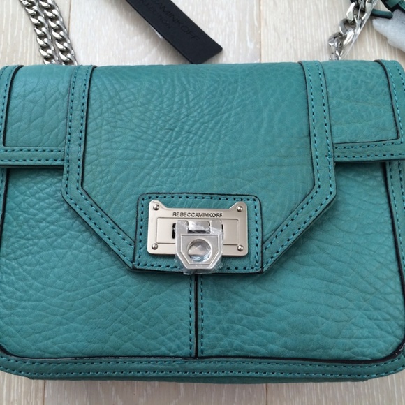 NWT Rebecca Minkoff Alaina Purse Bag Teal